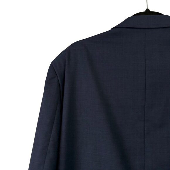 Tommy Hilfiger Men's 52% Wool Navy Blue Two Button Blazer Jacket Size 42R - Picture 15 of 15